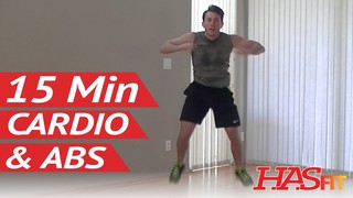 15 Min Insanity Cardio Abs Workout for Women & Men at Home - Cardio Worko...