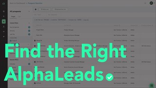 Find the Right Leads With AlphaVoice Contacts