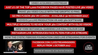 Live stream news week commencing 1 October 2017