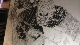 Painting Spider Man & Ghost Rider #5 Feature on BSN Collectibles Ep: 96 A
