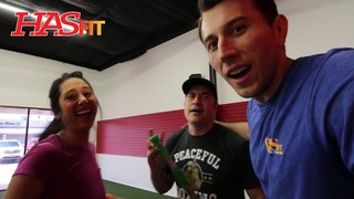 first workout at the NEW HASfit GYM!