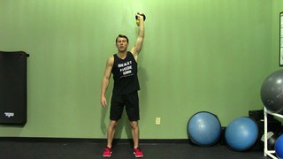Kettlebell Press - HASfit Kettlebell Exercise Demonstration - Kettlebell ...