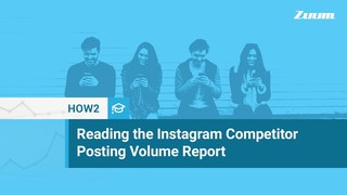 Reading the Instagram Competitor Posting Volume Report
