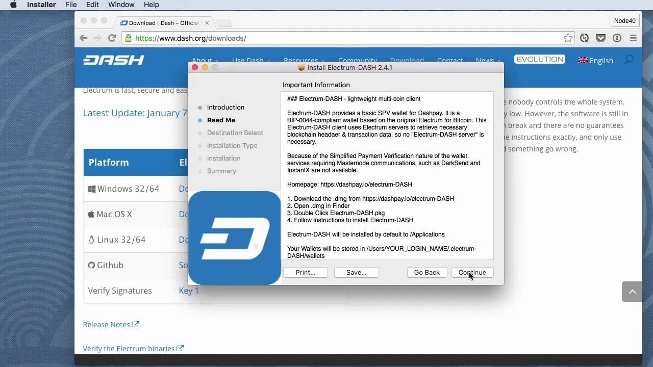 How To Install Dash Electrum Wallet On Mac Dash Digital Cash - 