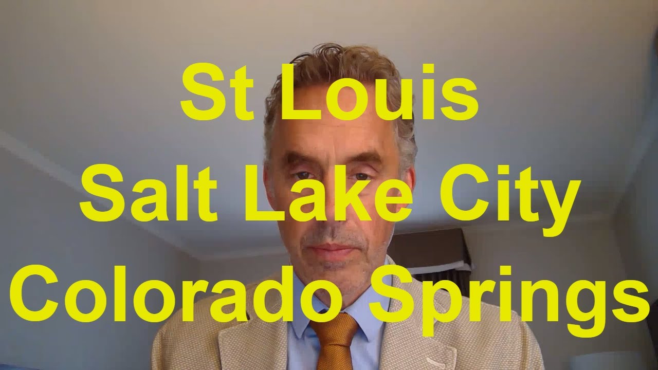 Next Week: St Louis, Salt Lake City, Colorado Springs